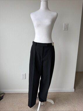 Abercrombie & Fitch Black Cropped Dress Pants